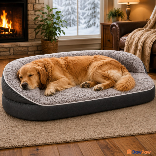 Large Breed Winter Orthopedic Dog Bed